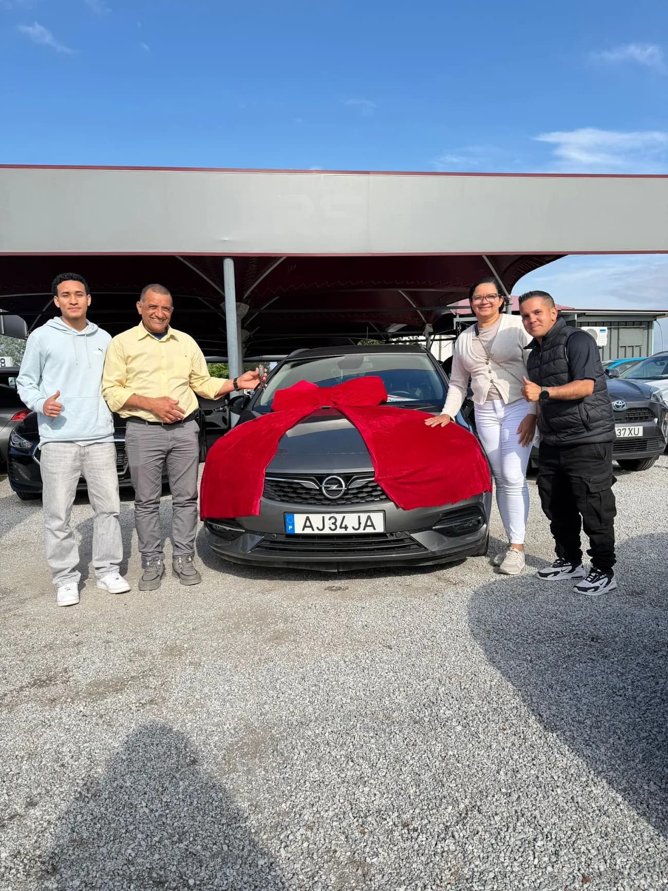 Cliente Amescar com a sua viatura